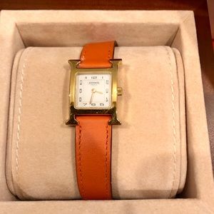 Orange Hermes Watch